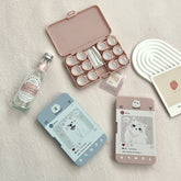 Hand-painted Cat Doll Colored Contact Lens Case